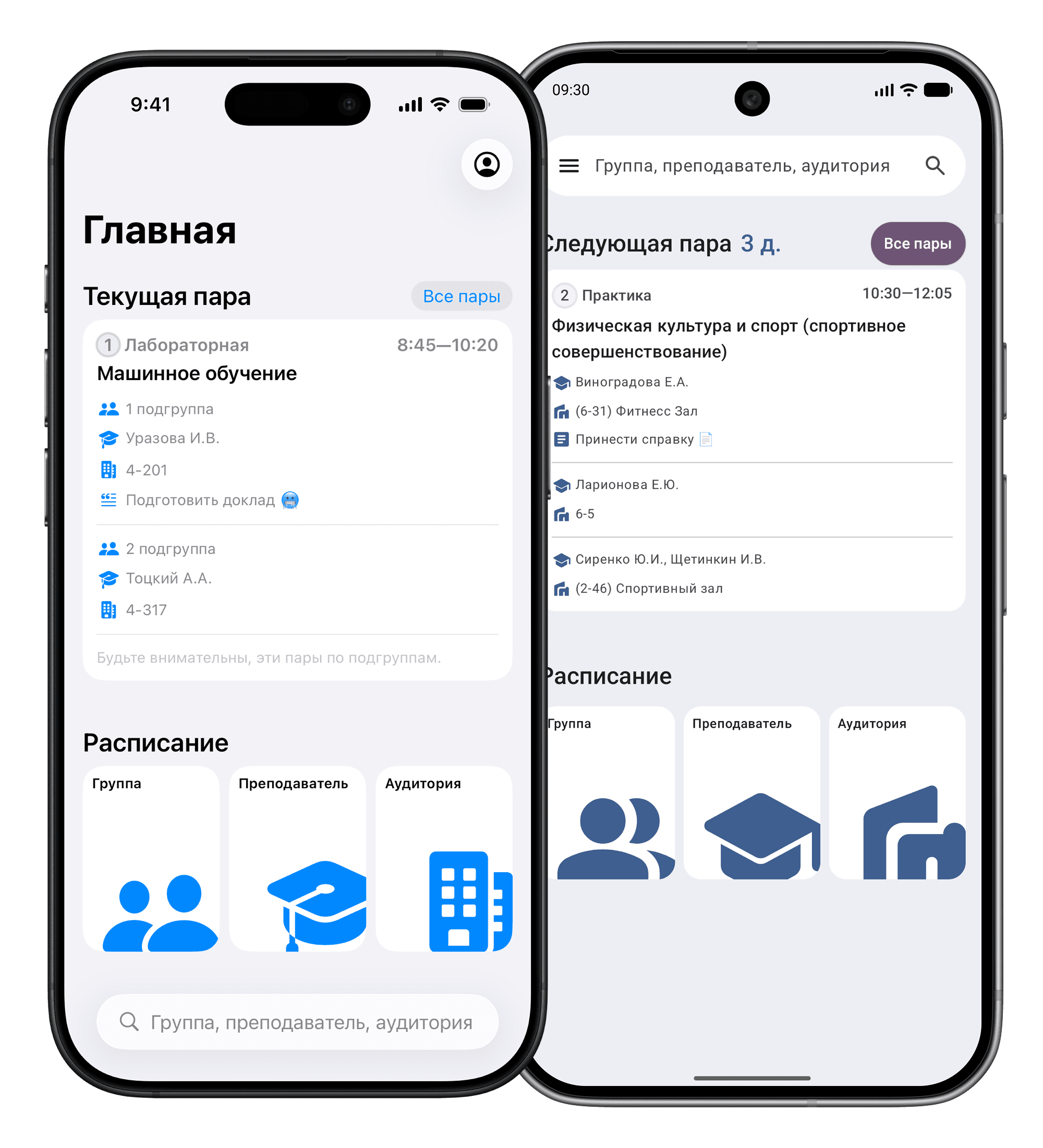 Актуальная пара.